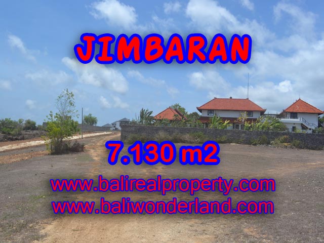 Jual tanah di Jimbaran Bali 7.130 m2 Lingkungan villa di Jimbaran Ungasan